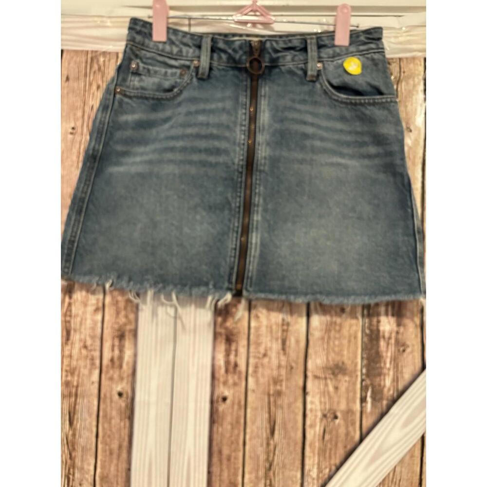 Womens We the Free sz 25 jean mini skirt #321